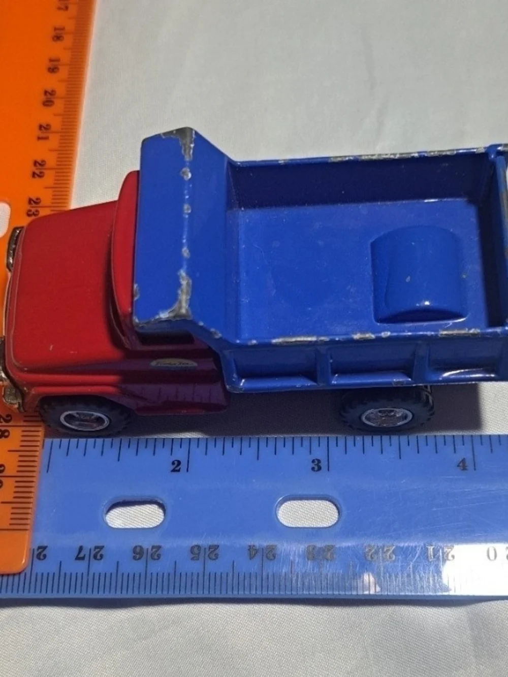 Lot of 3 Tonka Mini Vintage Diecast Trucks Hasbro 2012-2015 Step Side, Van, Dump